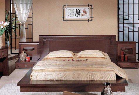 Как оформить спальню в японском стиле