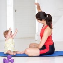 Беби-йога для мамы и ребенка