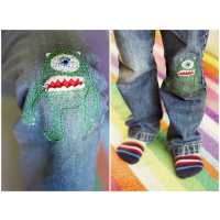 Декоративные заплатки на детские джинсы: идеи