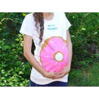Футболка для беременных с пончиком: мастер-класс