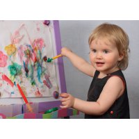 Как научить ребенка рисовать гуашью