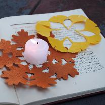 Снежинки из бумаги «Осенние листья»
