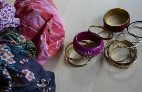 Браслеты своими руками из ткани