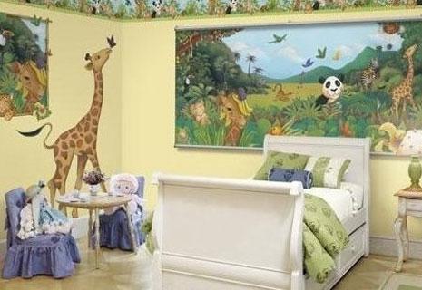 Детская комната в стиле «Джунгли» Комната в стиле «Джунгли»