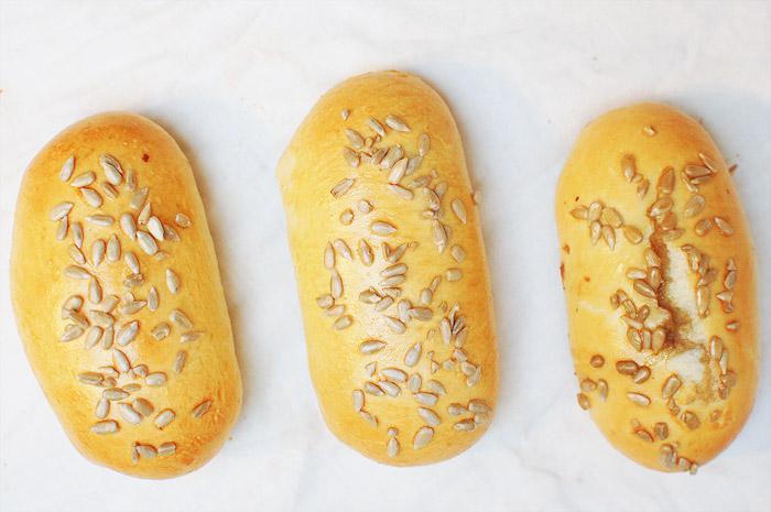 Печеные пирожки с грибами