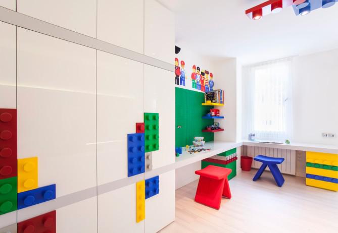 Детская комната в стиле LEGO Детская комната в стиле LEGO