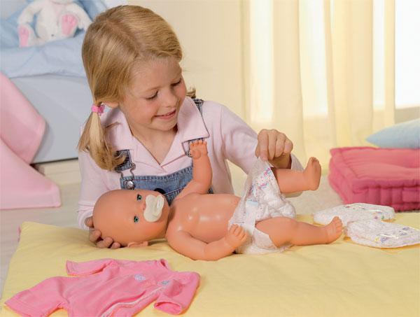 Интерактивная кукла baby born: функции