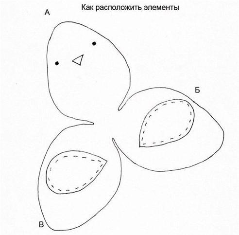 Птички из флиса своими руками