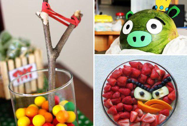 День рождения в стиле Angry birds День рождения в стиле Angry birds