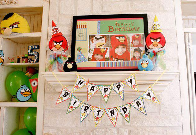 День рождения в стиле Angry birds День рождения в стиле Angry birds