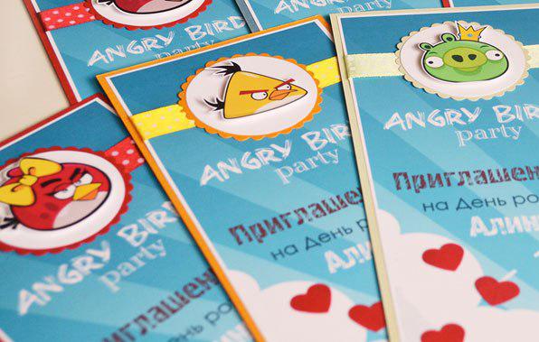 День рождения в стиле Angry birds День рождения в стиле Angry birds