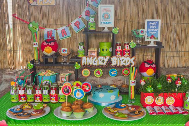 День рождения в стиле Angry birds День рождения в стиле Angry birds