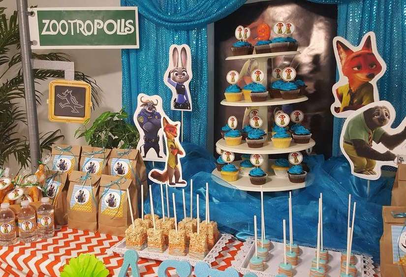 Детский день рождения в стиле Зоотрополис Детский день рождения в стиле Зоотрополис
