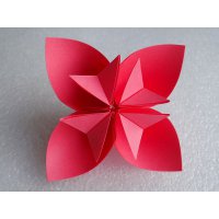 Цветок-оригами: пошаговая инструкция