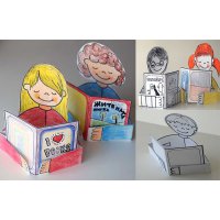 Детская поделка из бумаги: любимая книга