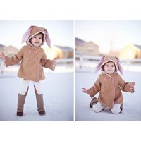 Как сшить детское пальто с ушками зайчика