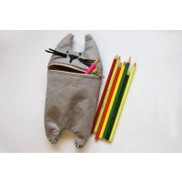 Как сшить пенал для ребенка в виде кота