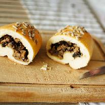 Печеные пирожки с грибами